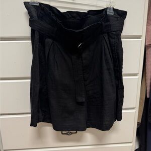 Banana Republic Black Linen Shorts